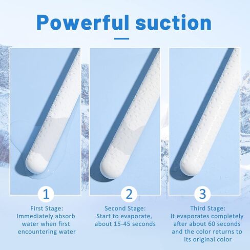 4 Pcs Drying Stick for Toys Drying Rod Stick Diatomite Stick Moisture Absorbing Stick Clean Water Absorption Rod Diatomaceous Earth Desiccant for Home Laundry, White (Basic Style, 5.7 x 0.5 Inch) in Saudi Arabia