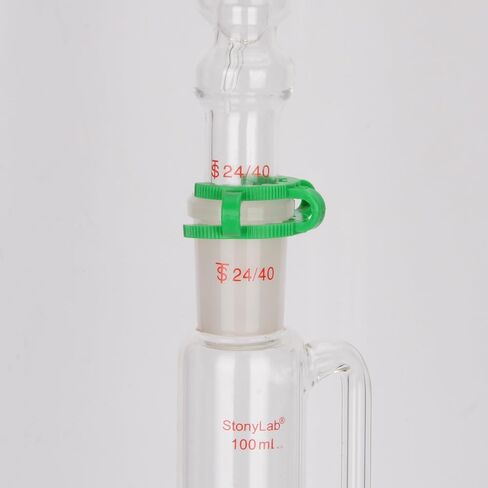 stonylab Plastic Joint Clips, 8 pcs Lab Keck Clamp 14 mm/19 mm/24 mm/29 mm Keck Clips for Glass Standard Conical Interface Clip Ground Glass Joint Lab Accessory, Size and Colors Assorted in Saudi Arabia