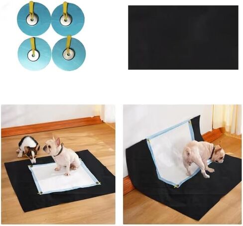 lovhanliv Multifunctional Heavy Duty Magnetic Training Pad Base-Holder, 28X48 inch Leak-Proof, Potty Training for Leg-Lifting Marking Dogs, Suitable for Multiple Size Pad, Machine Washable. in Saudi Arabia