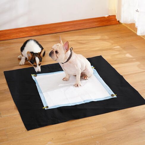 lovhanliv Multifunctional Heavy Duty Magnetic Training Pad Base-Holder, 28X48 inch Leak-Proof, Potty Training for Leg-Lifting Marking Dogs, Suitable for Multiple Size Pad, Machine Washable. in Saudi Arabia