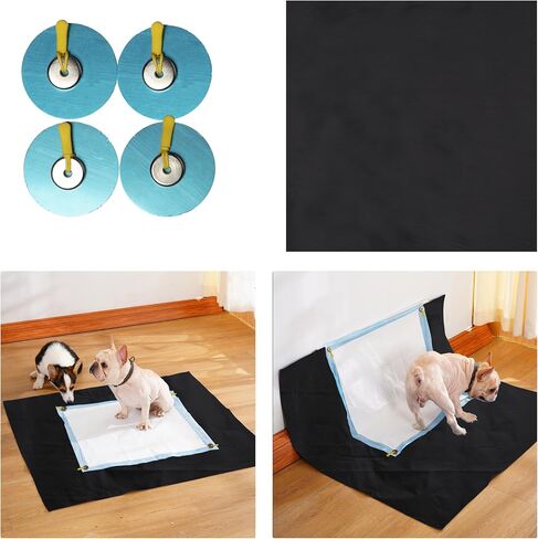 lovhanliv Multifunctional Heavy Duty Magnetic Training Pad Base-Holder, 28X48 inch Leak-Proof, Potty Training for Leg-Lifting Marking Dogs, Suitable for Multiple Size Pad, Machine Washable. in Saudi Arabia