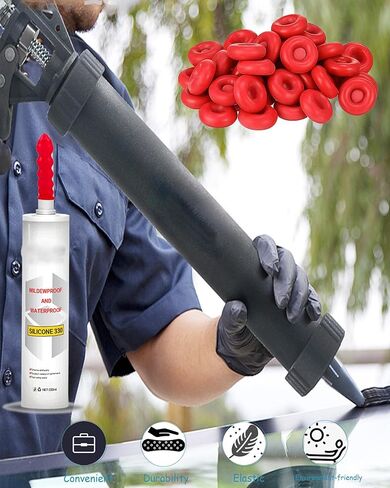 40 قطعة غطاء السد الأحمر أغطية السد لأنابيب السد السد، أغطية سدادة أنبوب السد من هلام السيليكا، أغطية أنبوب السد، أغطية الأنبوب للختم والحفظ (20) in Kuwait