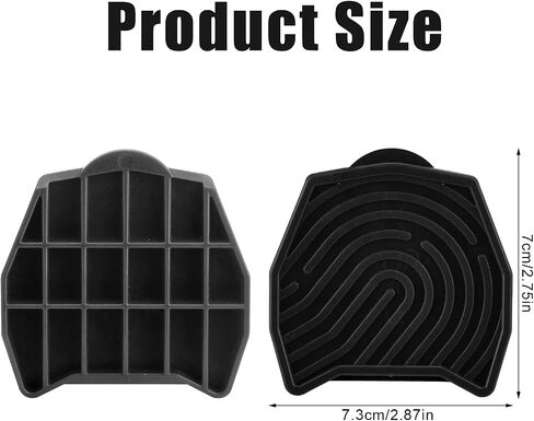 2pcs Replacement Pedal Converter for Peloton Bike & Bike+, Clipless Flat Pedal Converter for Regular Shoes, Exercise Bike Accessories (Black) in Saudi Arabia
