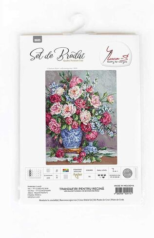 Luca-S Cross Stitch Kit Your Highness Rose Counted Pattern 43.5 x 32.5 cm in Saudi Arabia