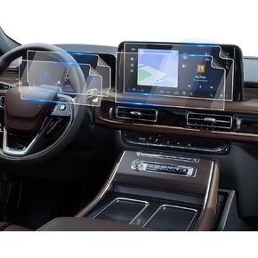 LFOTPP 2021 Navigator Car Navigation Screen Protector for 2018 2019 2020 2021 Lincoln Navigator Sync 3 10 بوصة زجاج المعلومات والترفيه حامي الشاشة عرض مركز اللمس حامي الشاشة ضد الخدش in Kuwait