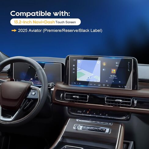 LFOTPP 2021 Navigator Car Navigation Screen Protector for 2018 2019 2020 2021 Lincoln Navigator Sync 3 10 بوصة زجاج المعلومات والترفيه حامي الشاشة عرض مركز اللمس حامي الشاشة ضد الخدش in Saudi Arabia