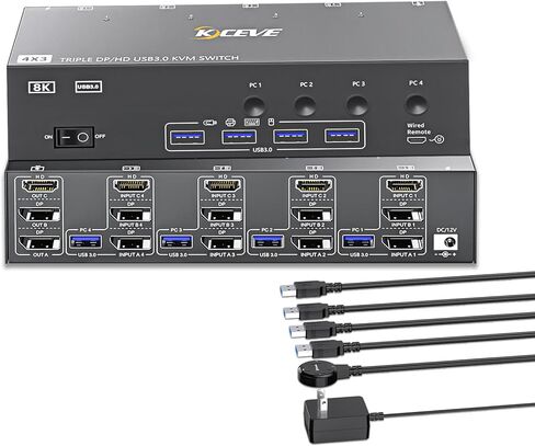 محدد محول USB 3.0، محول USB 2 في 1 لجهازي كمبيوتر يشاركان جهاز USB واحد، الماوس، لوحة المفاتيح، الماسح الضوئي، الطابعة، إلخ in Saudi Arabia