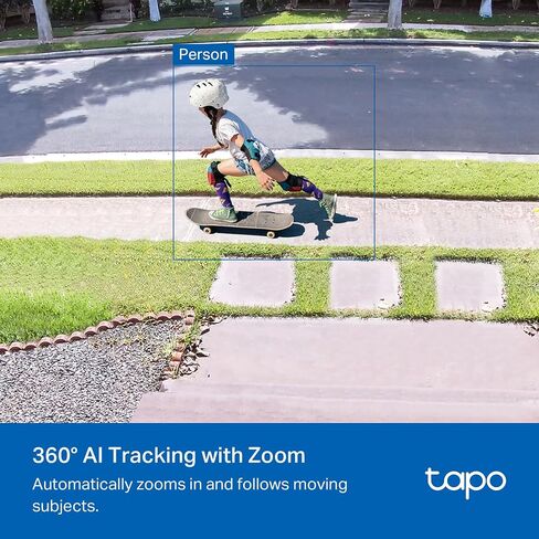 كاميرا مراقبة TP-Link Tapo 2K QHD خارجية قابلة للإمالة واي فاي، عرض 360 درجة، تتبع الحركة، رؤية ليلية ملونة، كشف مجاني للشخص/المركبة/الحركة، تخزين بطاقة SD وسحابة، تسجيل 24/7، Tapo C520WS in Saudi Arabia