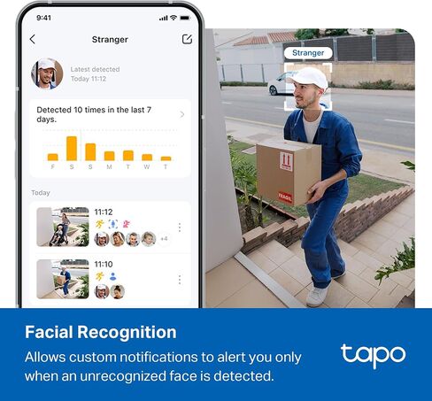 كاميرا مراقبة TP-Link Tapo 2K QHD خارجية قابلة للإمالة واي فاي، عرض 360 درجة، تتبع الحركة، رؤية ليلية ملونة، كشف مجاني للشخص/المركبة/الحركة، تخزين بطاقة SD وسحابة، تسجيل 24/7، Tapo C520WS in Saudi Arabia