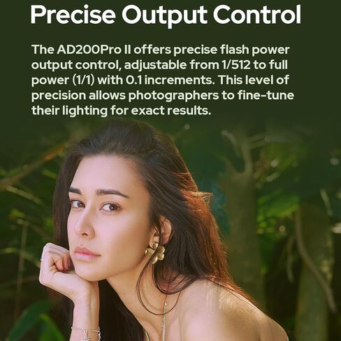 Godox AD200Pro Pocket Flash,200Ws 2.4G Flash Strobe Monolight,Outdoor Speedlite TTL 1/8000 HSS, Bare Bulb Flash Head with 2900mAh Lithium Battery Lightweight Compact in Saudi Arabia