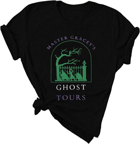 احذر من قميص شبح شبح المشي لمسافات طويلة نساء من القمصان الهالوين مضحكة Tshirt Tshirt تي شيرت تي شيرت قصير الأكمام تي شيرت in Saudi Arabia