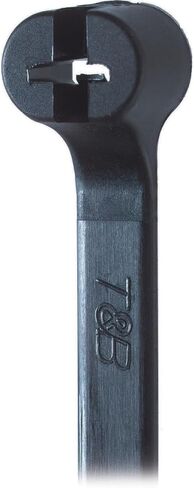 ربطة كابل Ty-Rap TY27MX بوزن 120 رطل. 13 بوصة من النايلون الأسود المقاوم للأشعة فوق البنفسجية مع حزمة كبيرة لجهاز قفل من الفولاذ المقاوم للصدأ، مواصفات عسكرية (MIL-SPEC MS3367-3-0) (عبوة من 500 قطعة) in Kuwait