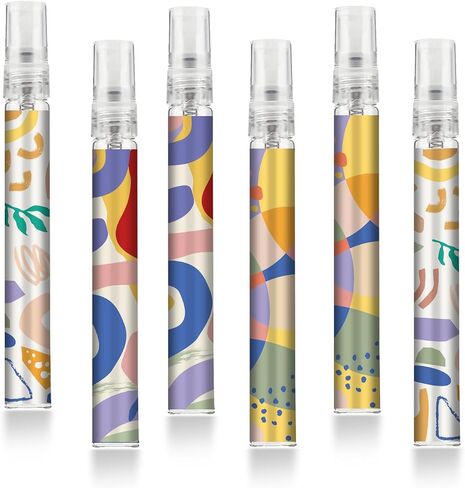 6 Pcs Portable Travel Refillable Perfume Atomizer Bottle,10ml Perfume Atomiser Bottles,Fragrance Spray Bottle, Scent Pump Case for Women and Men in Saudi Arabia