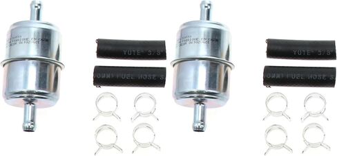 WIX 33033 Universal In-Line Fuel Filter with 3/8â€  Clamp-On Inlet/Outlet, Max Pressure 60-PSI in Saudi Arabia
