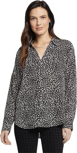 NYDJ Long Sleeve Becky Blouse in Saudi Arabia