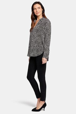 NYDJ Long Sleeve Becky Blouse in Saudi Arabia