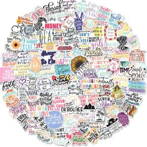 100pcs Inspirational Stickers Vision Board Supplies, Reward Motivational Stickers for Teens Adults Students Teachers Planners Employees, Positive Sticker for Water Bottles, Scrapbook, Journal in Saudi Arabia