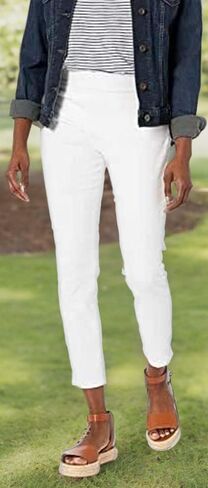 NYDJ Women's Pull ON Skinny Petite, Optic White, 00P in Saudi Arabia