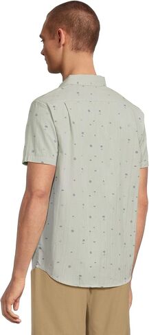 RVCA Men's Exotica Seersucker Short Sleeve in Saudi Arabia