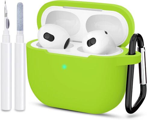 Compatible with AirPods 3 Case, Protective Silicone Cover for AirPods 3rd Generation Case 2021, Wireless Charging - Dark Blue in Kuwait