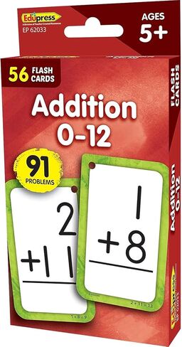 Teacher Created Resources Addition 0-12 Flash Cards (EP62033) in Saudi Arabia