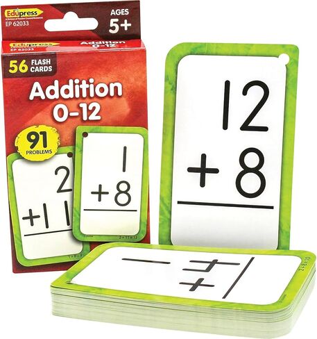 Teacher Created Resources Addition 0-12 Flash Cards (EP62033) in Saudi Arabia