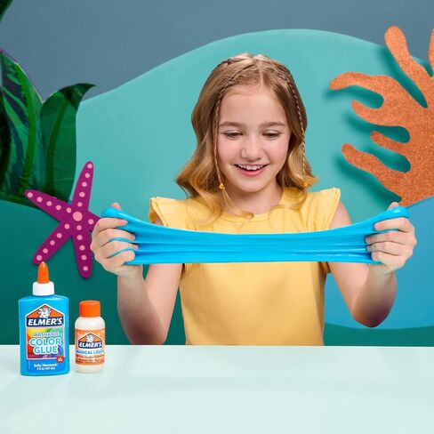 Elmer’s Celebration Slime Kit, Slime Supplies Include Assorted Magical Liquid Slime Activators and Assorted Liquid Glues, 10 Count in Saudi Arabia