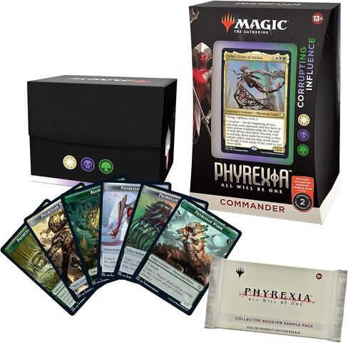 ماجيك ذا جاذرينج Phyrexia: All Will Be One Commander Deck – Rebellion Rising & Collector Booster حزمة عينة in Saudi Arabia