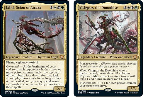 ماجيك ذا جاذرينج Phyrexia: All Will Be One Commander Deck – Rebellion Rising & Collector Booster حزمة عينة in Saudi Arabia