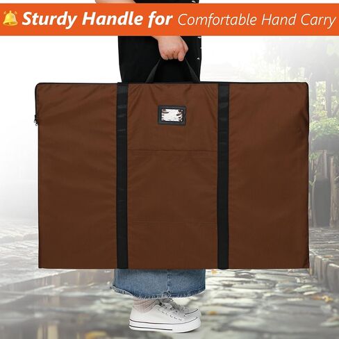 Large Size Art Portfolio Bag with Nylon Shoulder, 24 x 36 inches Light Weight Poster Storage Bag Board Holder with Handle and Zipper for Poster, Sketching and Drawing in Saudi Arabia