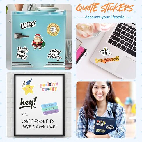 100pcs Inspirational Stickers Vision Board Supplies, Reward Motivational Stickers for Teens Adults Students Teachers Planners Employees, Positive Sticker for Water Bottles, Scrapbook, Journal in Kuwait