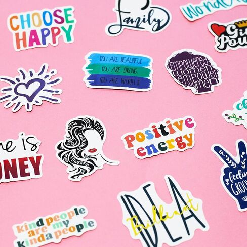 100pcs Inspirational Stickers Vision Board Supplies, Reward Motivational Stickers for Teens Adults Students Teachers Planners Employees, Positive Sticker for Water Bottles, Scrapbook, Journal in Kuwait