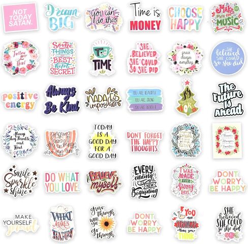 100pcs Inspirational Stickers Vision Board Supplies, Reward Motivational Stickers for Teens Adults Students Teachers Planners Employees, Positive Sticker for Water Bottles, Scrapbook, Journal in Kuwait