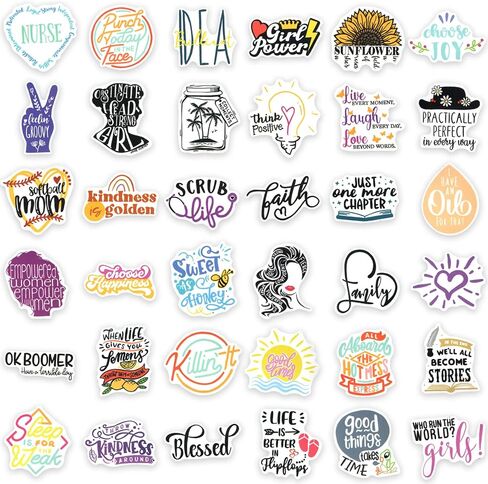 100pcs Inspirational Stickers Vision Board Supplies, Reward Motivational Stickers for Teens Adults Students Teachers Planners Employees, Positive Sticker for Water Bottles, Scrapbook, Journal in Kuwait