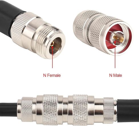 موصلات نوع N من XRDS-RF 5 قطع N ومحول N للذكور in Kuwait