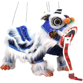 Mandala Crafts Hand String Puppet with Rod, Chinese Marionette Lion Toy, Hot Pink in Kuwait