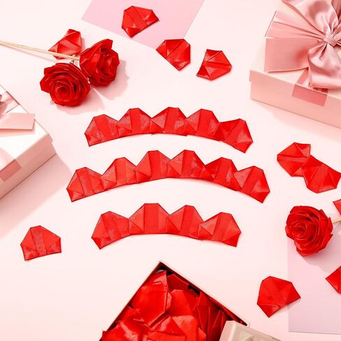 Hoteam 429 PCS Premade Satin Resin Petals Half Live Witted Three Color Eternal Rose Diy Flowers Pouletts Florlasting Floral for Birthday Wedding Anniversary (Bean Pink ، Bink Pink ، Champagne) in Saudi Arabia
