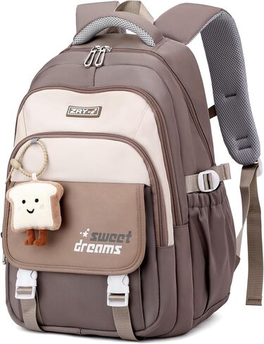 middle high school backpack for girls cute elementary bookbag college student laptop backpack teen girl travel daypack in Saudi Arabia