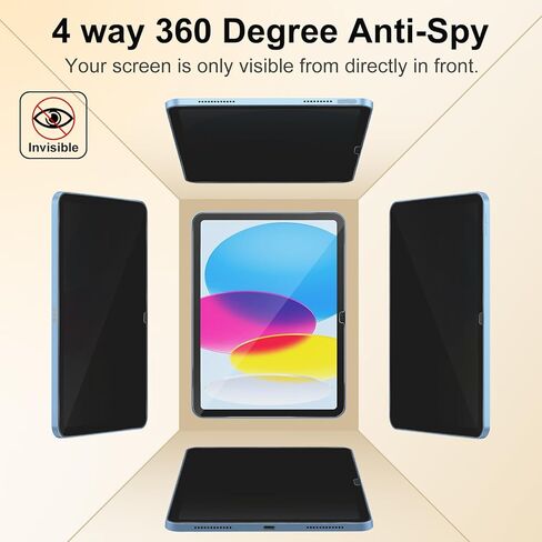 XunyLyee [عبوتان متوافقتان مع واقي شاشة iPad 10.2 بوصة (موديل 2021/2020/2019، الجيل التاسع / الثامن / السابع) طبقة زجاجية مقواة مضادة للخدش in Kuwait