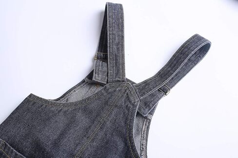 KIDSCOOL Toddler Baby Denim Overalls Ripped Holes Jean Bib Romper Jumpsuit | Toddler baby denim overalls, unisex ripped distressed jean bib romper, cute gingham lining jumpsuit, infant soft outfit in Saudi Arabia