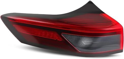 خارجي يمين وليس مجموعة مصباح خلفي الهالوجين متوافق مع 2021 2022 2023 Rogue Red Wanillight Lamp Side NI2805122 265506RR0A (يمين) in Saudi Arabia