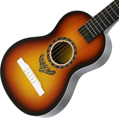 23" Acoustic Guitar, Kids 6 String Toy Guitar - Realistic Steel Strings - Beginner Practice First Musical Instrument for Children, Toddlers (Brown) in Kuwait