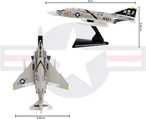 Daron Postage Stamp F4 Phantom II 1/155 Jolly Rogers VFA-84 in Saudi Arabia