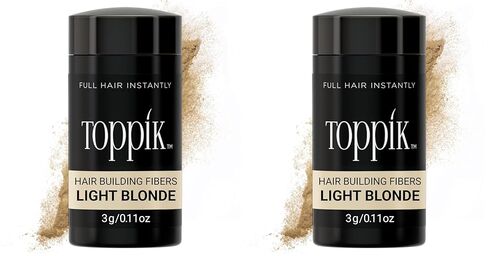 Toppik Hair Building Fibers, 3g Fill In Fine or Thinning Hair Instantly Thicker, Fuller Looking Hair 9 Shades for Men Women in Saudi Arabia