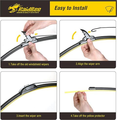 RAIDBEE® 28 "+28" Windshield Wiper Blades استبدال السيارات لـ Ford Escape 2013-2019/FOCUS in Saudi Arabia