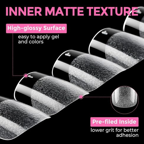 UNA GELLA Extra Short Square Fake Nails XS 216pcs Pre-shape Extra Short Square Press on Nails Extra Short Square Gel Tips for Full Cover Acrylic Short Square Nails False Nails For Nail Extension Home DIY Salon 12 Sizes Gelly Tips in Kuwait