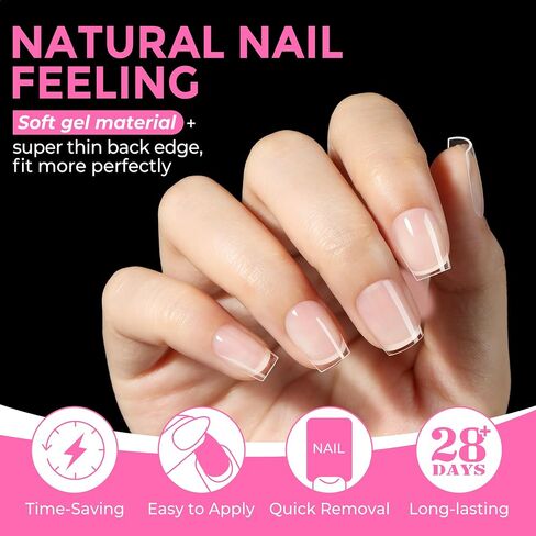 UNA GELLA Extra Short Coffin Nails XS 216pcs Pre-shape Extra Short Coffin Press on Nails Extra Short Coffin Gel Tips for Full Cover Acrylic Short Coffin Fake Nails False Nails For Nail Extension Home DIY Salon 12 Sizes Gelly Tips in Kuwait