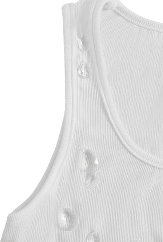 تتصدر محصول Verdusa Women's Crops Party Clubwear Clubwear Crystal Tank Top in Saudi Arabia