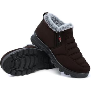 Snow Boots For Women Warm: Winter Comfortable Non Slip Ankle Boot | Fur Lined Boots for All-Day Winter Outdoor Commute - Casual Walking Cold Weather Wear Retain heat without foot fatigue in Kuwait