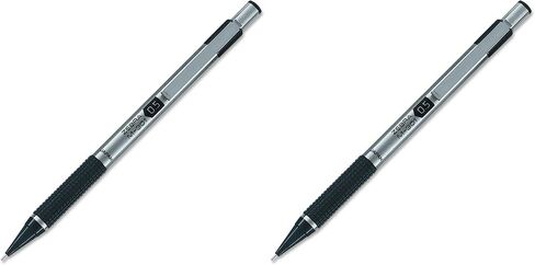 قلم ميكانيكي Zebra Pen M-301، أسطوانة من الفولاذ المقاوم للصدأ، نقطة دقيقة، 0.5 مم، مقبض أسود، عبوة واحدة in Kuwait